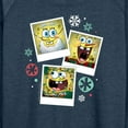 thumbnail image 3 of SpongeBob SquarePants - Christmas Photo Collage - Women's Lightweight French Terry Long Sleeve Shirt, 3 of 6