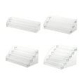 thumbnail image 1 of Display Stand Multi Layer Acrylic Transparent Lightweight Rectangle Plastic Smooth Storage Rack Thicken Grid Design Makeup Box Nail 2 Layer, 1 of 9