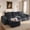 Dark Gray, variant on BEHOST 4-Piece 102" L-Shaped Modular Sectional Sofa, Velvet Cloud Sleeper Couch with 2 Movable Ottomans, Deep Seat Living Room Furniture Set,Navy Blue