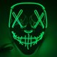 thumbnail image 1 of Máscara luminosa de vendetta con palabra V negra para Halloween, máscara de luz fría hecha a mano con paso de fantasma para baile, 1 of 5