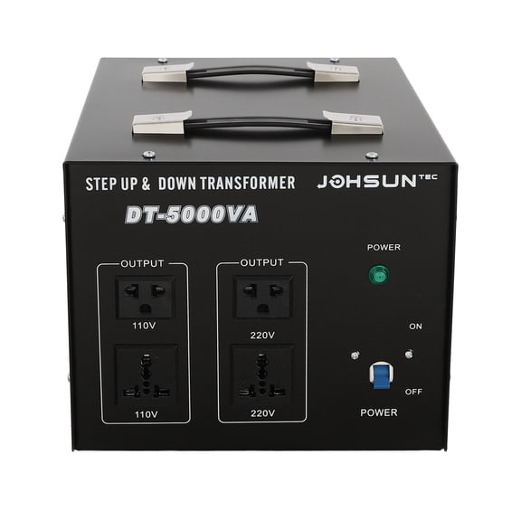 5000W Step Up& Down Voltage Transformer, 110V to 220V Converter for Most Household Appliances