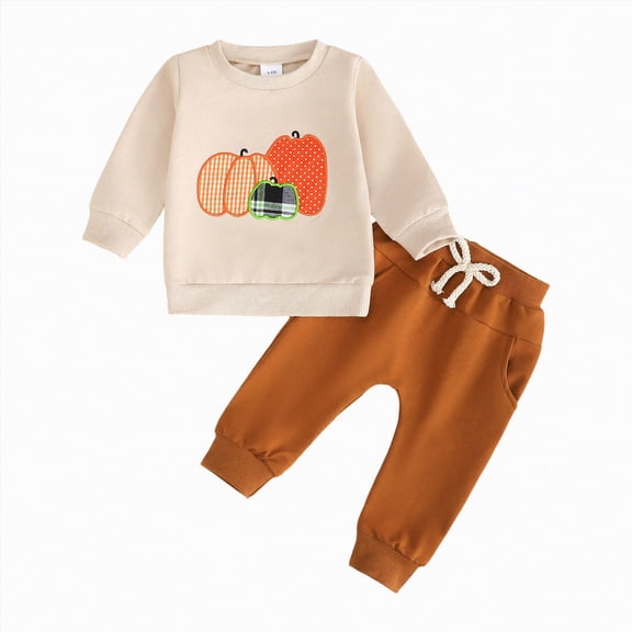 Futezty Toddler Boys Girls Clothes Fall Winter Outfit Sets, Baby Boy Girl 1T 2T 3T 4T 5T 2Pcs Set