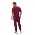 thumbnail image 2 of M&M SCRUBS Men's Jogger Scrub Set – Luxe Stretch Medical Uniform, V-Neck Scrubs Top & Jogger Pants (Burgundy, Large), 2 of 7