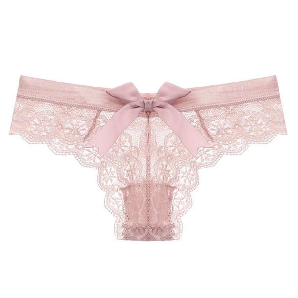 Bragas De Encaje Florales Cintura EláStica/Bragas De Encaje Para Mujer Regalo De San Valentinpangjing
