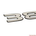 thumbnail image 3 of Stratos Boat Raised Emblem Decal 205094 | 385XF Silver Black Sticker, 3 of 3
