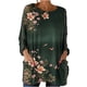 thumbnail image 3 of TaTaai Vintage Printed Long Sleeve Tees With Pockets for Women 2026 Casual Loose Fit Round Neck Blouse Retro Fashion Tops Soft Lightweight Comfort Gift, 3 of 7