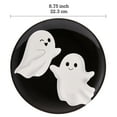 thumbnail image 2 of Bico Black Halloween Cute Ceramic 8.75 inch Salad Plates, Set of 4, Microwave & Dishwasher Safe, for Tapas, Appetizer, 2 of 2
