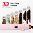 thumbnail image 3 of TYMO Plancha alisadora y rizador de pelo 2 en 1 con calentamiento rápido de 10 s, rizador alisador profesional de titanio de 1 pulgada con 32 temperaturas ajustables y apagado automático, 3 of 5