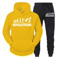 thumbnail image 3 of Conjunto de ropa deportiva para hombre, sudadera con capucha y pantalones para amantes del ciclismo, ropa deportiva de otoño, pantalones para correr, chándales unisex, 3 of 5