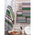 thumbnail image 2 of Bohemian Kitchen Dish Towels for Drying Dishes Set of 2, Boho Modern Abstract Minimalist Paisley Green Waffle Weave Microfiber Hand Tea Bathroom Towels Quick Dry & Absorbent Towel 15.7x23.6, 2 of 7