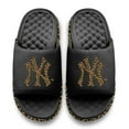 thumbnail image 2 of Women's ISlide Black New York Yankees Cheetah Dip Motive Slide Sandals, 2 of 5