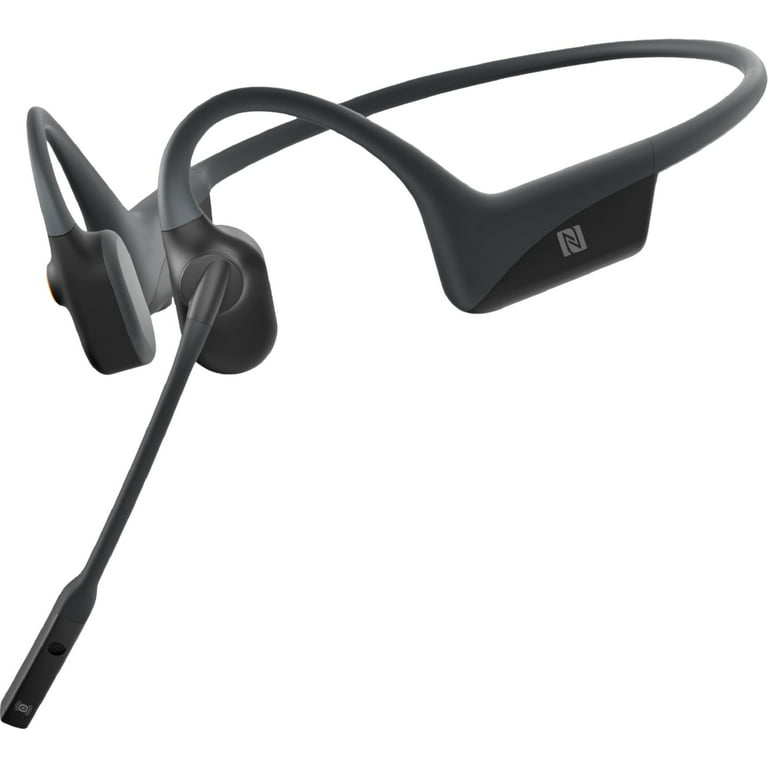 AfterShokz - OpenComm Bone Conduction Stereo Bluetooth Headset - Slate Gray