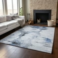 thumbnail image 6 of Addison Rugs Mayfield Washable Transitional Modern Blue Rectangle Rug, 9' x 12', 6 of 6