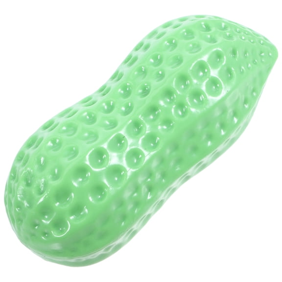 Durable Dog Toy Ball Peanut Shape Squeaky Toys for Medium Dogs Fun and Interactive Chew Toys for Puppies Teeth Cleaning Dog Toys