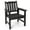 Black, variant on Stoog Patio Chair with Backrest, Oversized All-Weather Outdoor Dining Chair for Garden, Backyard, 400 lbs Weight Capacity, Black