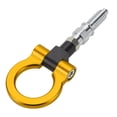 thumbnail image 1 of Gancho de remolque Unique Bargains / Gancho de remolque de parachoques delantero universal para automóvil / Gancho de remolque rotativo de metal duradero 18.5cm 3mm 1pcs Amarillo, 1 of 7