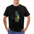 thumbnail image 2 of Pineapple T-shirt Oil Painting Art T-shirt Art Unisex tees Exquisite Gift Vintage T-shirt, 2 of 5