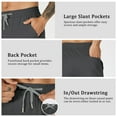 thumbnail image 4 of FEDTOSING Mens Casual Pants Stretch Lightweight Beach Pants for Men, Sizes 30-38, 4 of 6
