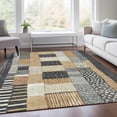 thumbnail image 5 of Dalyn Rugs Machine Washable Indoor/Outdoor Chantille Black 10' x 14' Rug, 5 of 9