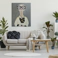 thumbnail image 2 of Stupell Industries Ostrich Bird Wearing Glasses Jewelry Painted Nails, 36 x 48, Design by Coco de Paris, 2 of 7