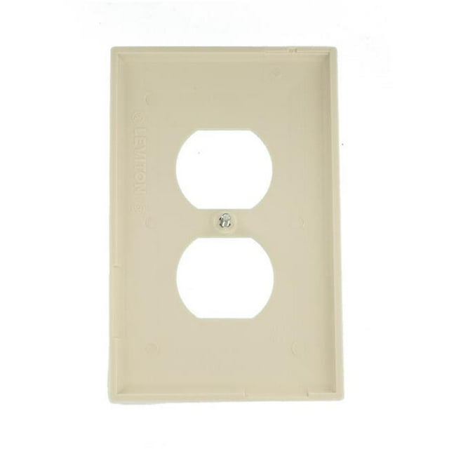 1 Gang Midway Light Almaond Duplex Wall Plate