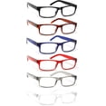 thumbnail image 1 of BLEBCOOL 6 Pack Reading Glasses for Men Women Blue Light Blocking Spring Hinge Reader, 1 of 7