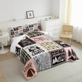 thumbnail image 4 of Camping King Comforter Set ,Pink Camper Bedding Set For Bunk,Rv Accessories Quilt Bedding For Travel Trailers Rustic Farmhouse Buffalo Plaid Bed Duvet Set 2 Pillow Cases, 4 of 6