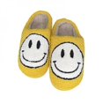 thumbnail image 1 of Pantuflas sin cordones, cómodas, cómodas y de felpa suave con cara sonriente.yt, 1 of 5
