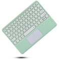 thumbnail image 6 of REQO Touch Keyboard Case for iPad Air 5 2022 / iPad Air 4 2020, Touchpad Detachable Colour Keyboard Round Key Slim Leather Folio Smart Cover for iPad Air 5th 4th Gen 10.9" (MintGreen), 6 of 7