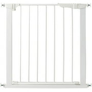 KidCo Auto Close Pressure Mounted Baby Gate Dog Gate, White, 2"L x 37"W x 29.50"H