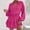 Hot Pink, variant on Gspmoly Women Dress, Fashion Women Casual V Neck Solid Color Long Sleeve Ruffle Elastic Waistband Dress Women'S Formal Dresses up to 60% Off