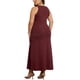 thumbnail image 3 of Vestido de suéter de talla grande Agnes Orinda para mujeres, sin mangas, de punto, estilo casual, color burdeos, talla 3X, 3 of 6