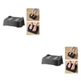 thumbnail image 2 of Ounissouiy Reposapiés pesado, seguro, resistente, Unisex, no tóxico, hecho para taburete inodoro, orinal antideslizante, reposapiés, no Negro 2Conjunto, 2 of 6