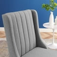 thumbnail image 4 of Side Dining Chair, Set of 2, Fabric, Light Grey Gray, Modern Contemporary Urban Design, Kitchen Room Cafe Bistro Restaurant Hospitality, 4 of 9