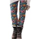 thumbnail image 4 of MKLEKYY Leggings para mujer, leggings de entrenamiento, leggings con estampado navideño, pantalones de bloques de color, leggings suaves y elásticos. 3793, 4 of 4