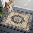 thumbnail image 3 of 2x3 Ft Entryway Area Rug, Vintage Boho Kitchen Rug Runner Washable Floor Mat, Rustic Southwestern Geometric Ethnic Non Slip Indoor Door Mat Throw Carpet for Bathroom Living Room Bedroom, 3 of 8