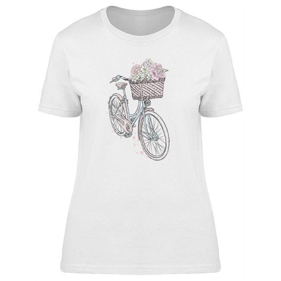 City Street Bicycle T-Shirt Women -Image by Shutterstock, Female Small
