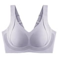 thumbnail image 3 of Lixiuxyad Everyday Bras Seamless Full Coverage Bra For Supportive Comfort Underwire Lift Side Smoothing,Gray, 3 of 4
