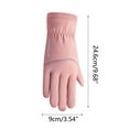 thumbnail image 3 of TERGAYEE Womens Gloves,Winter manipulatescreen Texting Phone Windproof Gloves for Women Fleece Lined Thick Warm Gloves for Hiking Running Cycling Driving, 3 of 3
