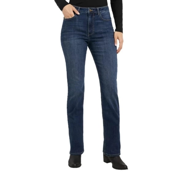 Wrangler Women's High-Rise Bootcut Jean - Classic Denim Blue - Size 4