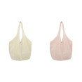 thumbnail image 1 of Bolso Mano Ganchillo para Mujer Tejido A La Playa Malla Verano () Blanco, 1 of 6