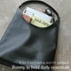 thumbnail image 5 of Bolso Hobo HOXIS de cuero vegano suave para mujer (negro), 5 of 6
