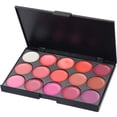 thumbnail image 4 of SLAM Beauty Cosmetic 15-Color Lipstick Palette Kit, 4 of 9