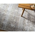 thumbnail image 4 of Mark&Day Washable Rugs, 5x7 Mirissa Traditional Dark Brown/Light Gray Area Rug (5'3" x 7'3"), 4 of 7