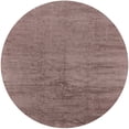 thumbnail image 1 of Ahgly Company Machine Washable Indoor Round Industrial Modern Chestnut Brown Area Rugs, 3' Round, 1 of 7