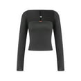 thumbnail image 2 of Fortune Women Tube Tops Shrug Set,Strapless Short Tops+Long Sleeve Cropped Cardigan, 2 of 7