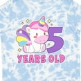 thumbnail image 4 of Inktastic 5 Years Old with Cute Unicorn Birthday Girls Toddler T-Shirt, 4 of 5
