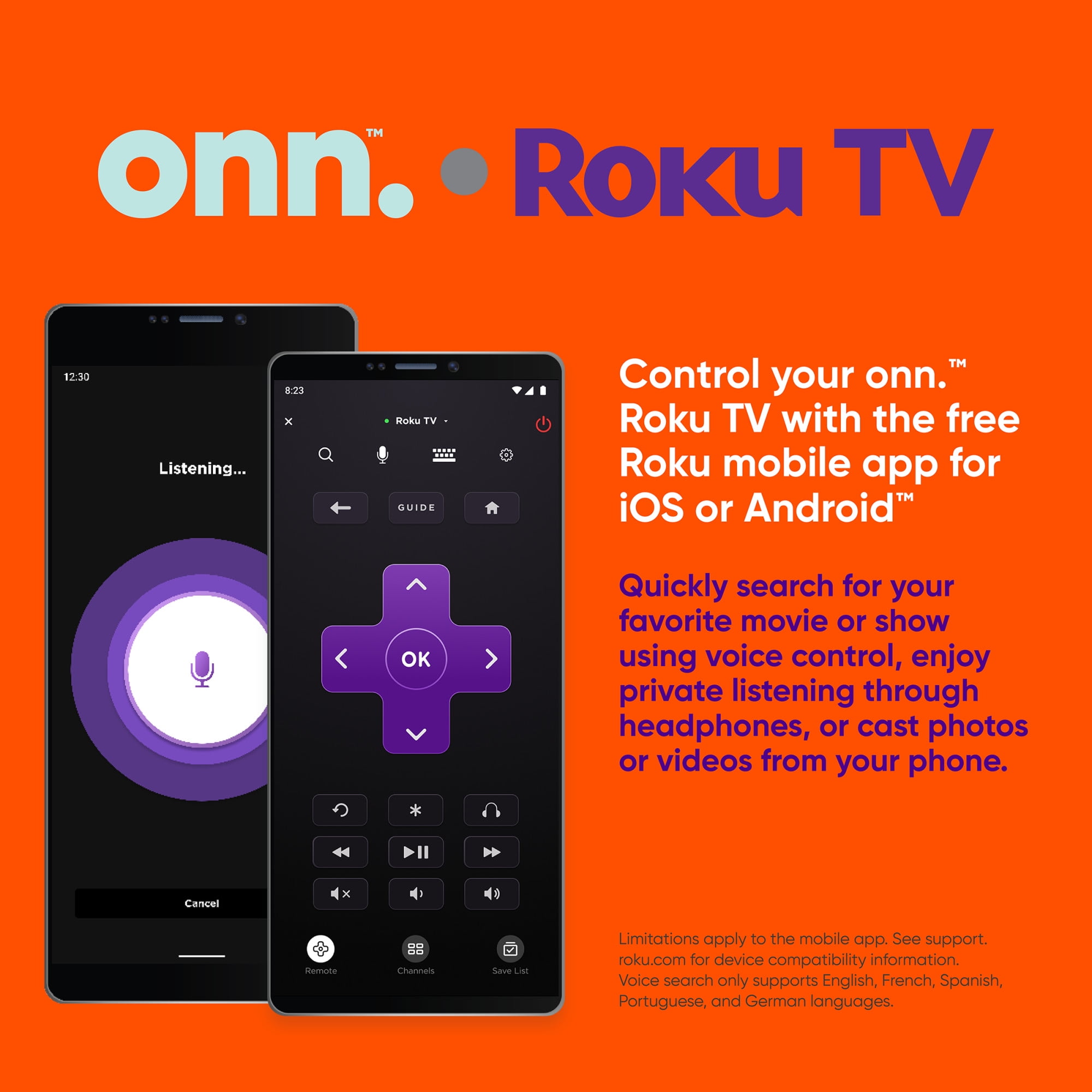 onn. 32 Class FHD (1080P) LED Roku Smart TV (100122566)