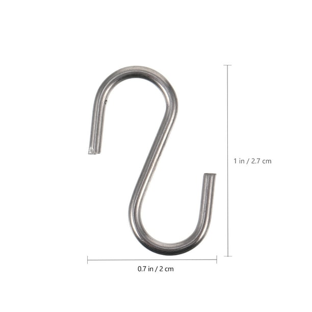 12 Pack 6 Inch Large Heavy Duty S Hooks For Hanging, Non Slip