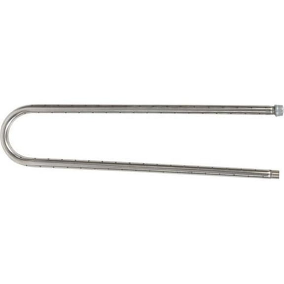 Dagan SSUB-24 24 in. Stainless Steel Natural Gas U-Burner, Stainless Steel